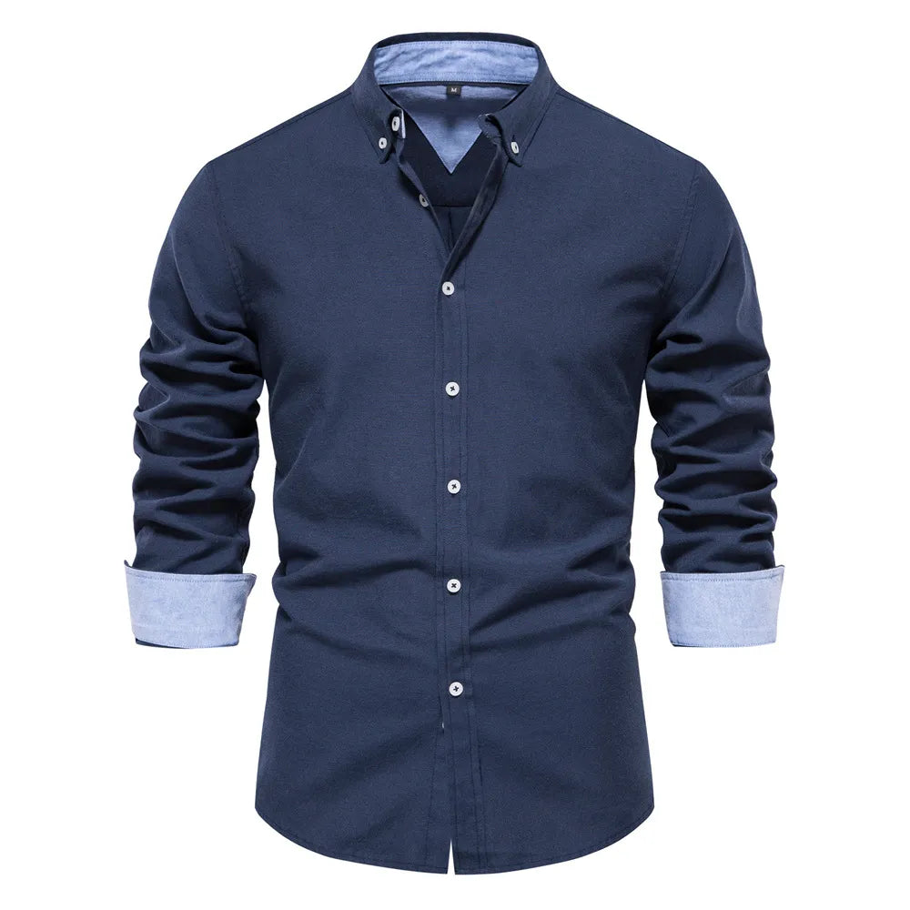 2023 New Autumn Oxford Shirt, Men Designer Clothes