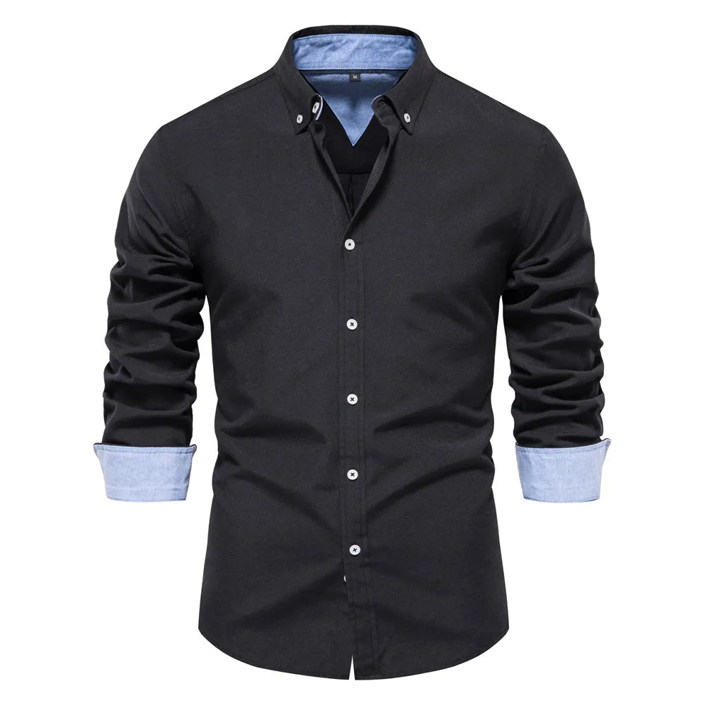 2023 New Autumn Oxford Shirt, Men Designer Clothes