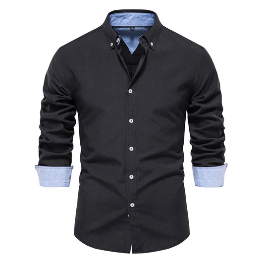 2023 New Autumn Oxford Shirt, Men Designer Clothes