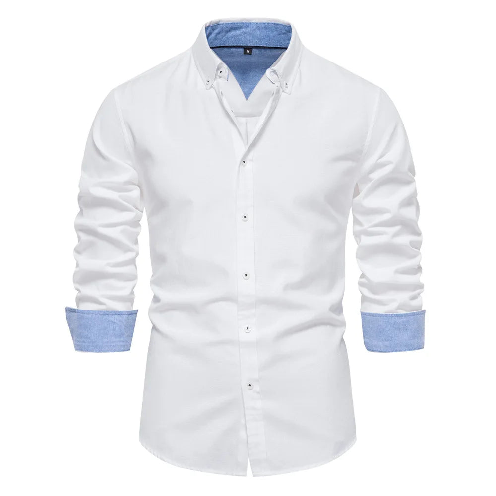 2023 New Autumn Oxford Shirt, Men Designer Clothes